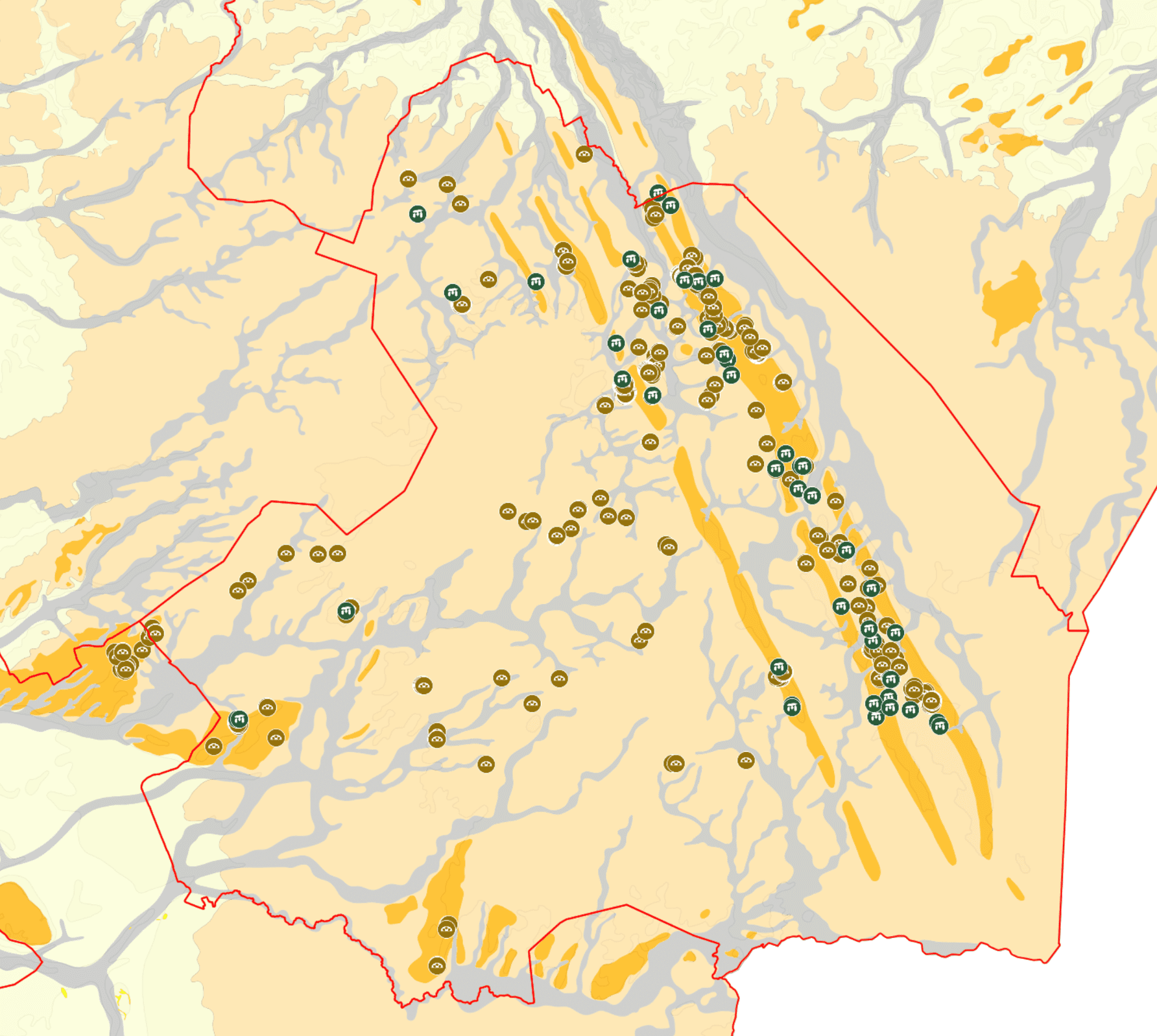 ©-Schepers-cartografie-Paleogeografische-kaart-9000vC-met-Hunebedden-en-Grafheuvels-2025-08-22-105741