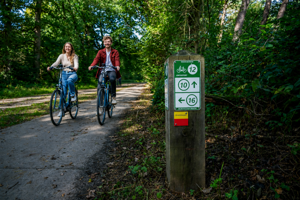 Drenthepad op fietse